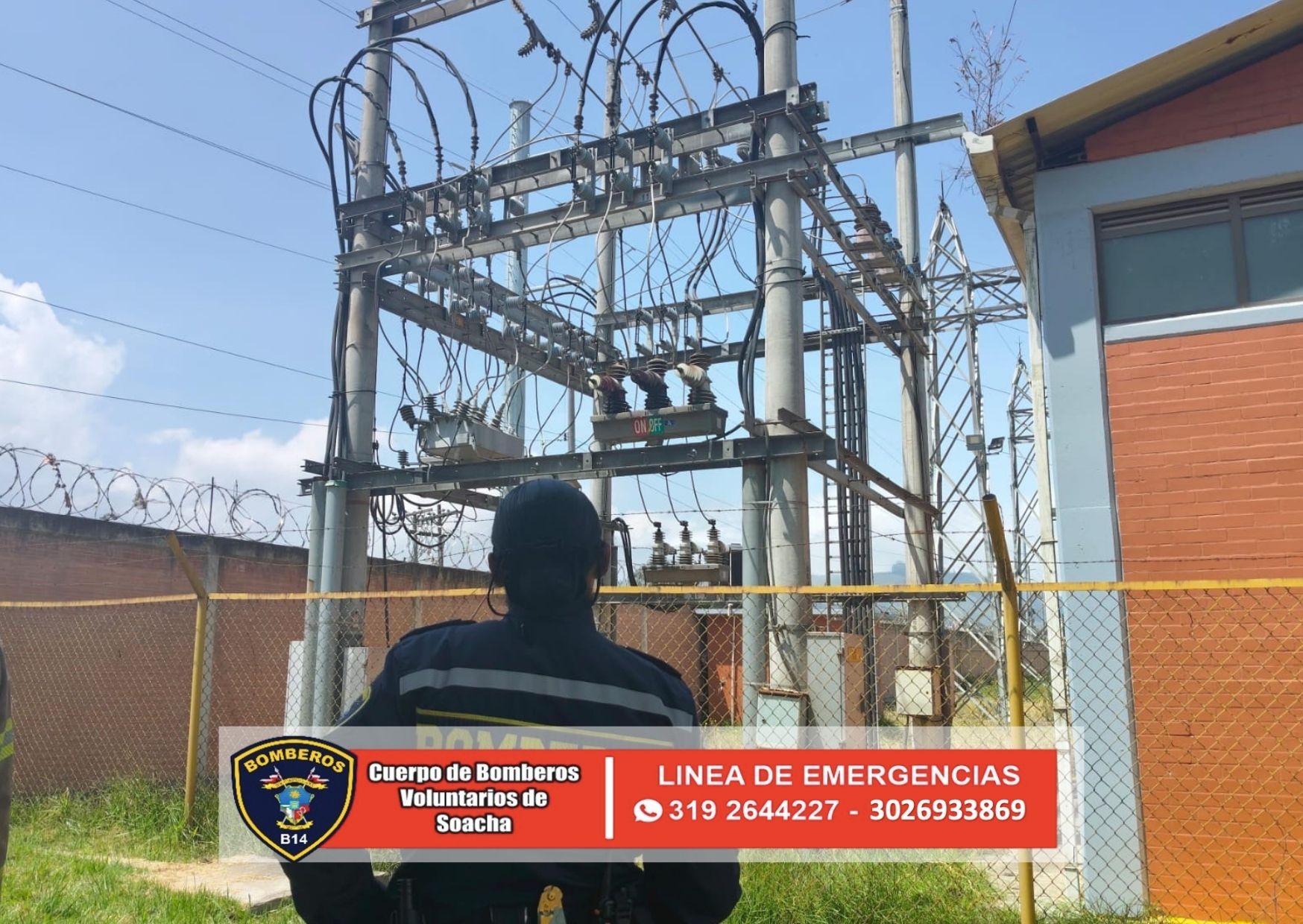 explosión en subestación eléctrica